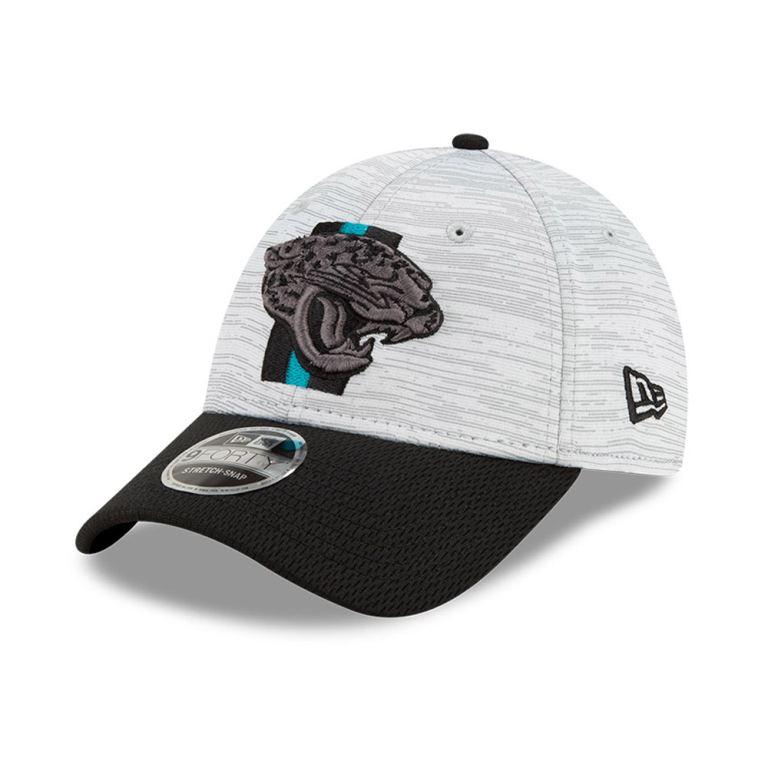 Gorras New Era Nfl Negros - Jacksonville Jaguars NFL Training 9FORTY Stretch Snap 17326BVNX